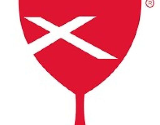 The logo of the Christian Church (Disciples of Christ) against a white background. The logo is comprised of a red chalice emblazoned with a white St. Andrew's cross.